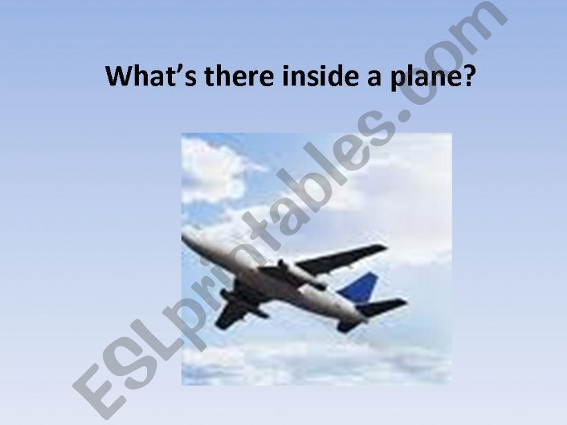 Inside a plane powerpoint