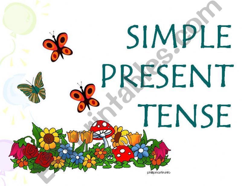 SIMPLE PRESENT TENSE powerpoint