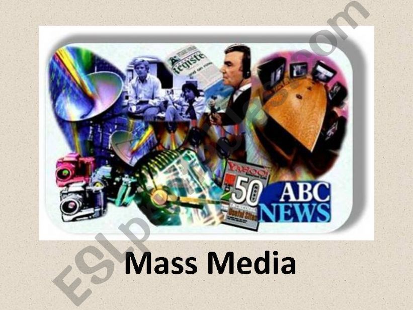 MASS MEDIA 1 powerpoint