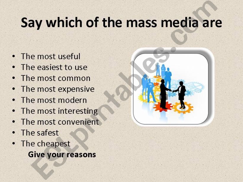 MASS MEDIA 5 powerpoint