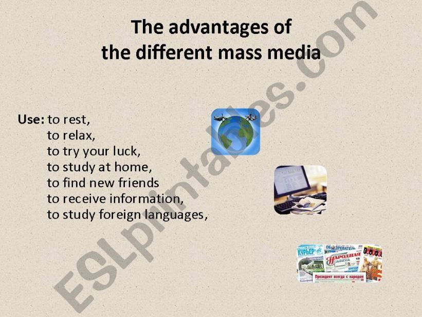 MASS MEDIA 6 powerpoint