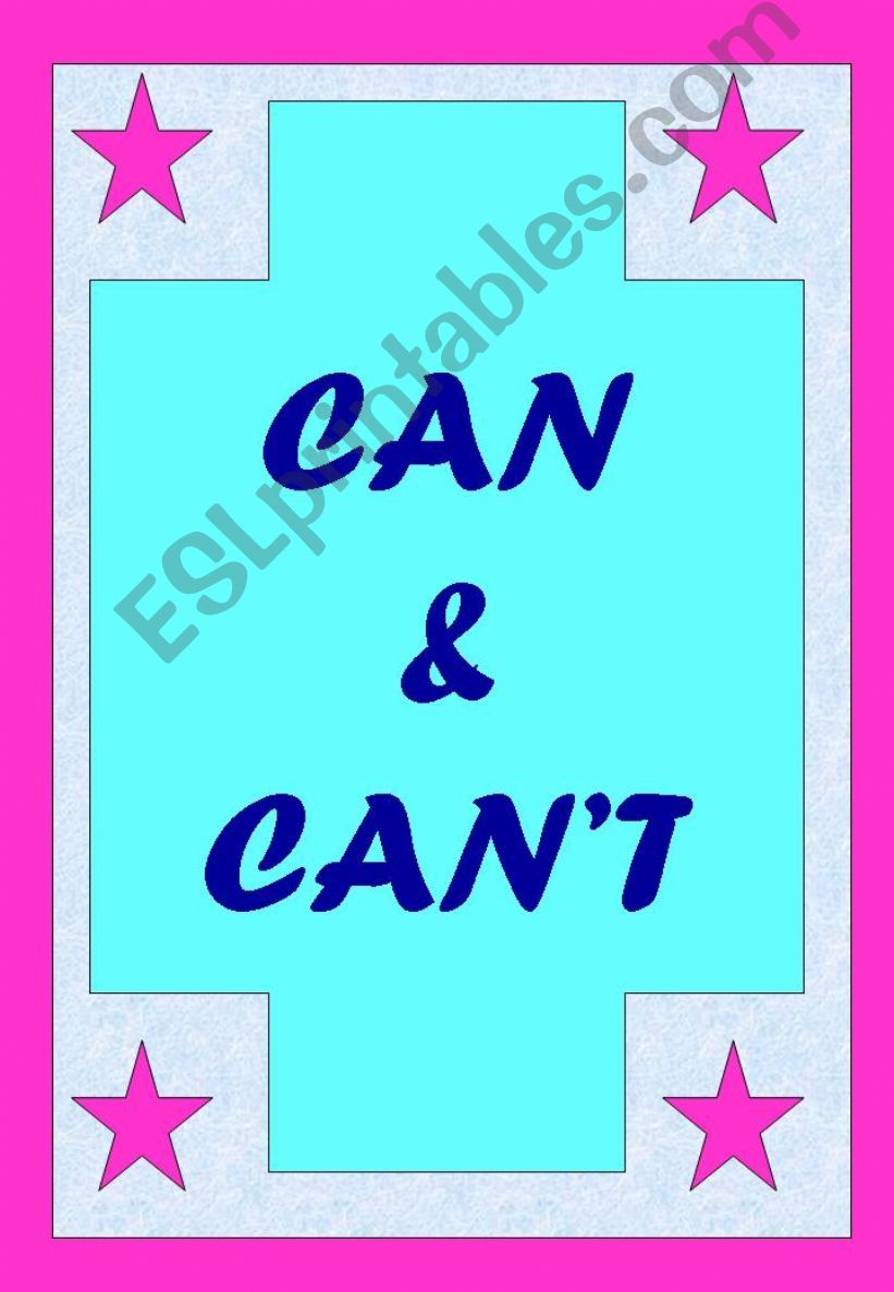 CAN - CANT powerpoint
