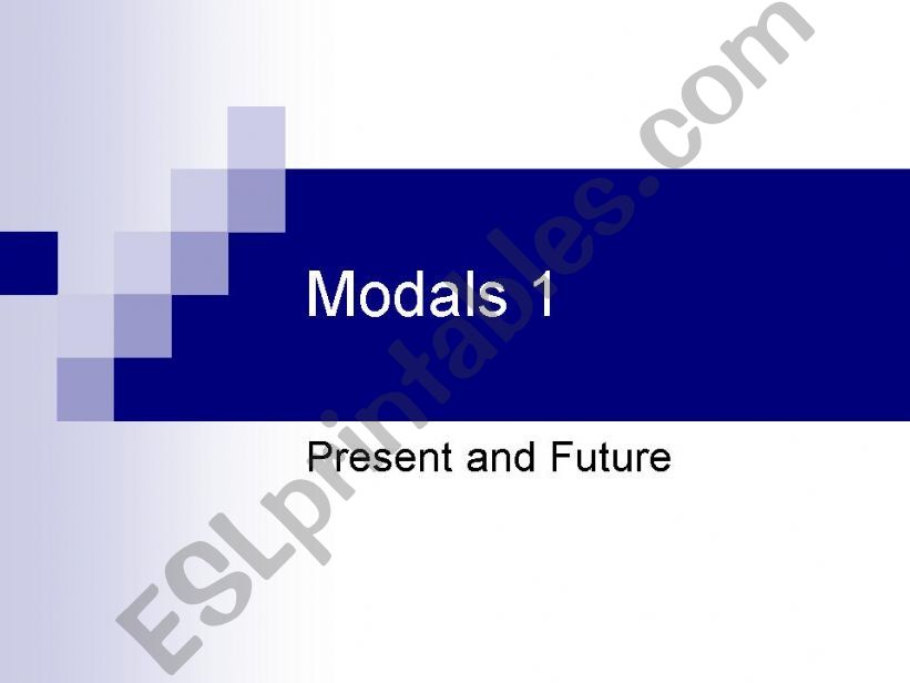 Modal verbs powerpoint