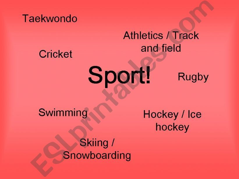 Sports with 