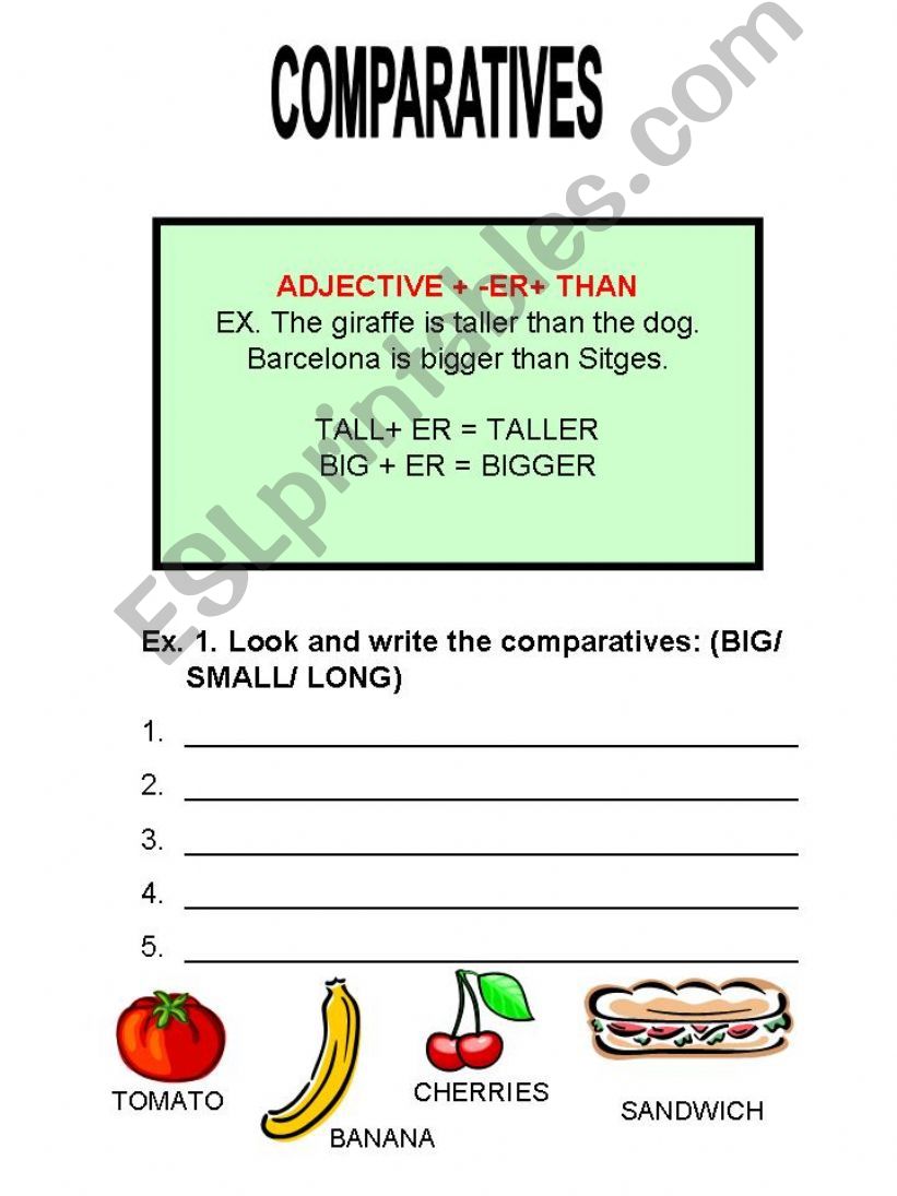 comparative and superlative powerpoint