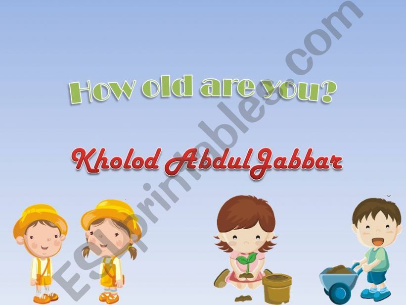 how old are u lesson ppt powerpoint