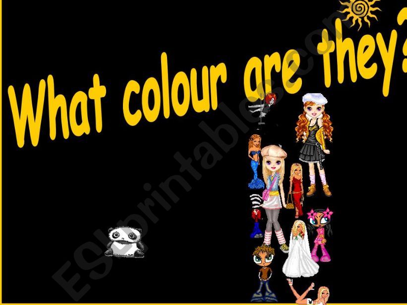 What colour are they? powerpoint