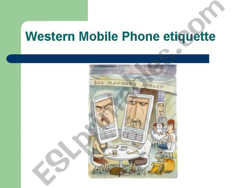 Mobile Phone Dos and Donts powerpoint