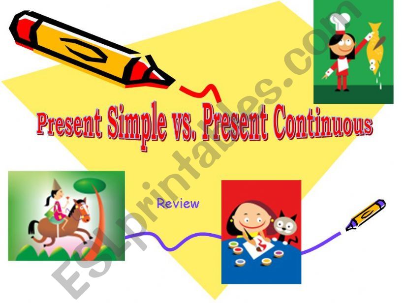 Present Simple X Present Continuous