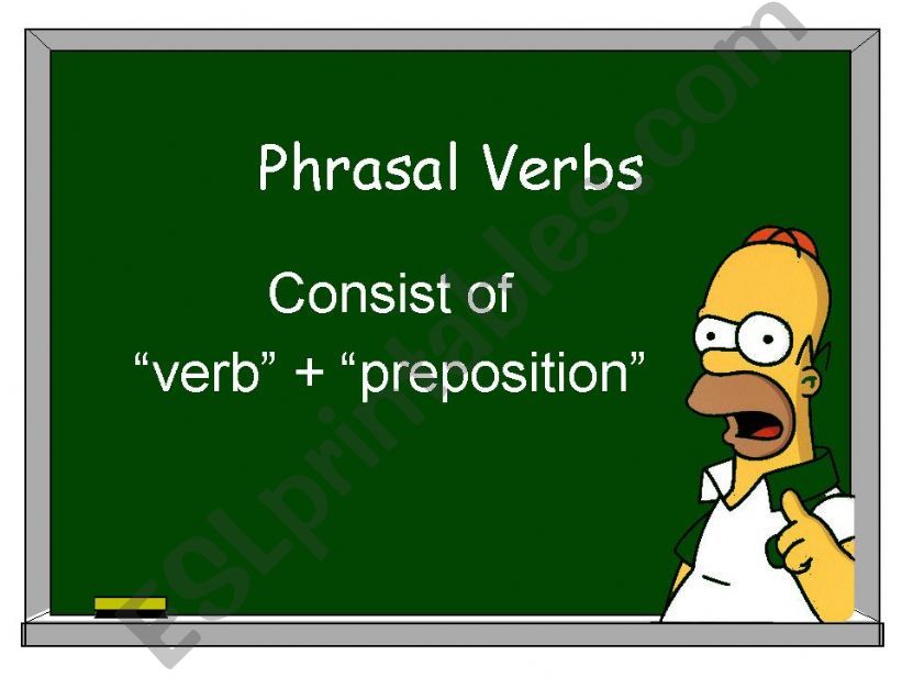 Phrasal verbs powerpoint