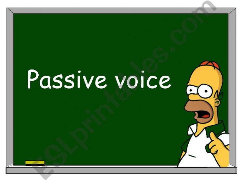 Passive Voice powerpoint