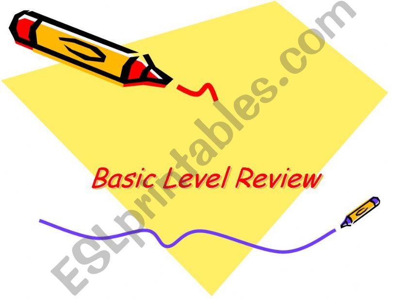 Basic Level Review powerpoint
