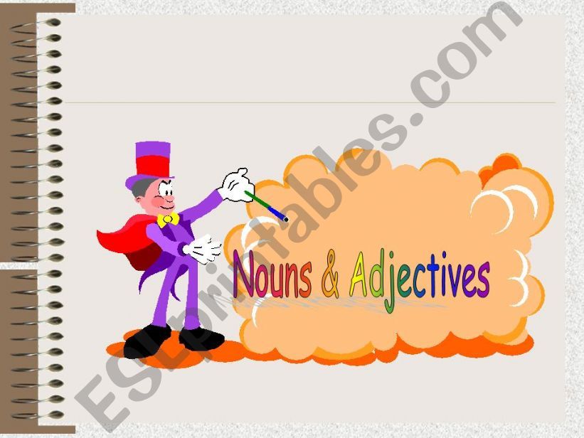 Nouns and Adjectives powerpoint
