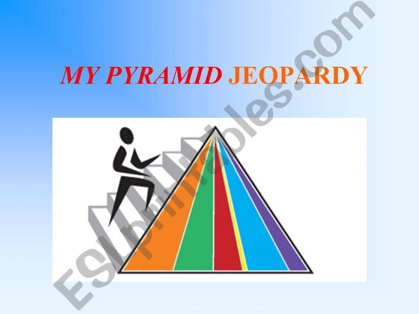 Food pyramid jeopardy powerpoint