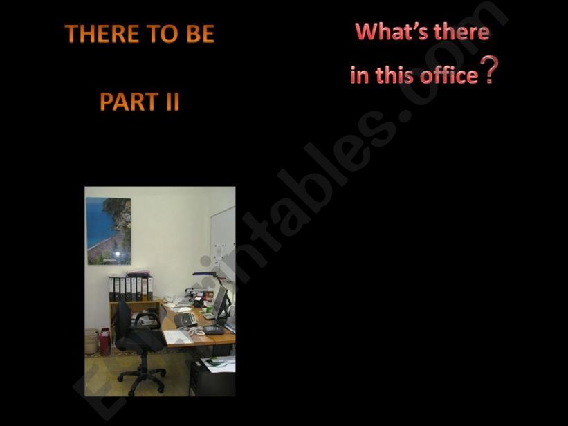 There TO BE - PART II powerpoint