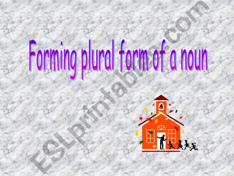 plurals powerpoint