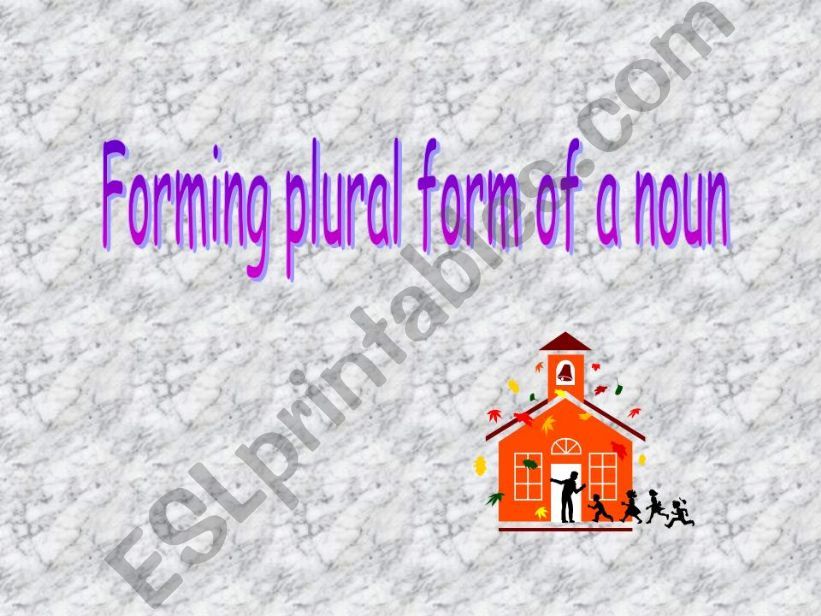 plurals powerpoint