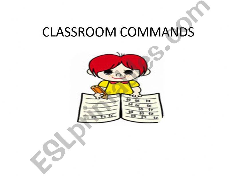 CLASSROOM COMMANDS powerpoint