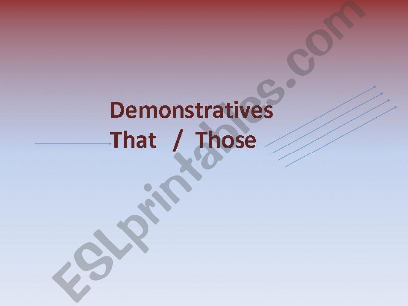 Demonstratives2/2 powerpoint