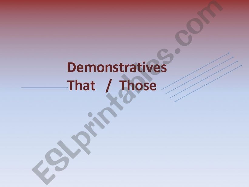 Demonstratives2/2 powerpoint