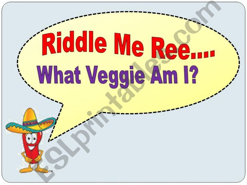 Vegetable Riddles powerpoint