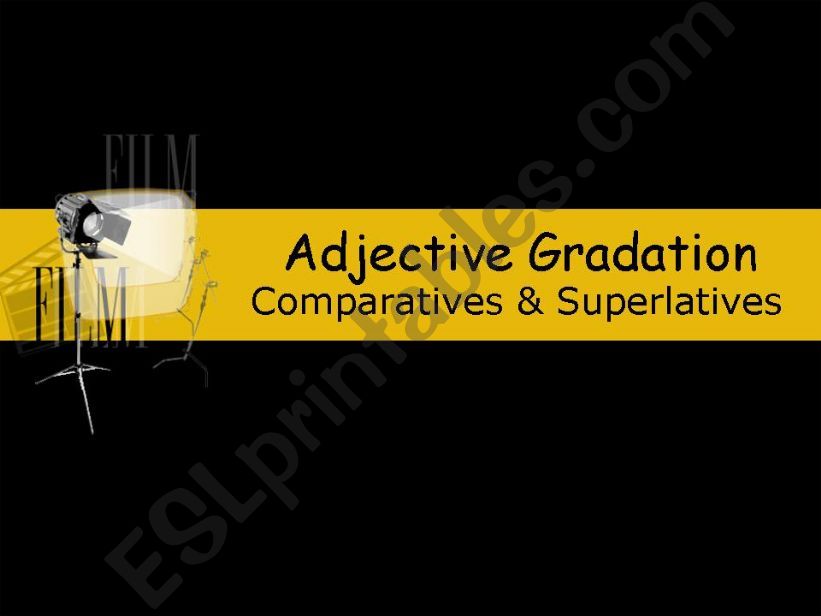 Adjective Gradation powerpoint