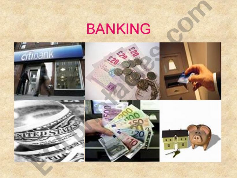 terms for banking powerpoint