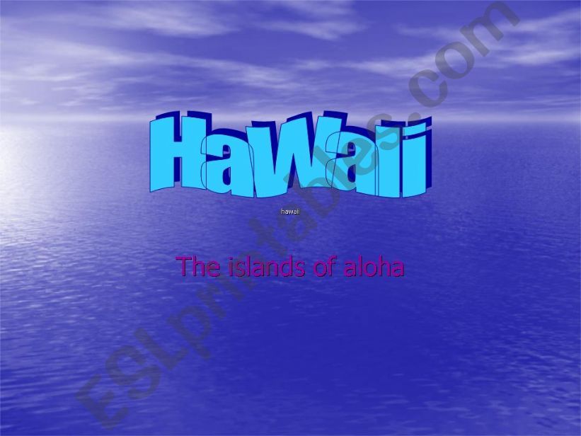 HAWAII powerpoint