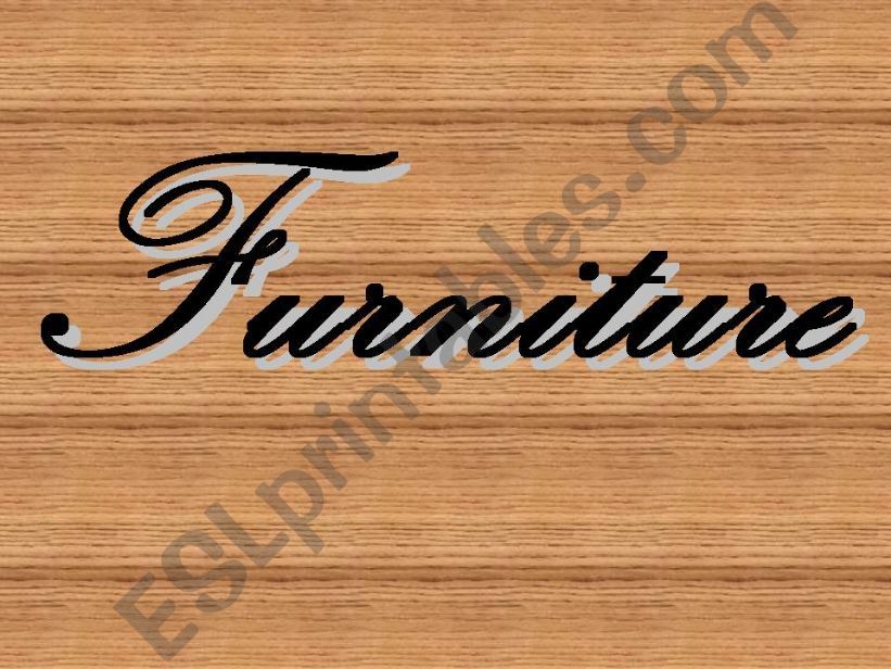 Furniture powerpoint