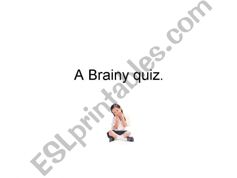 a brainy quiz about brainy people