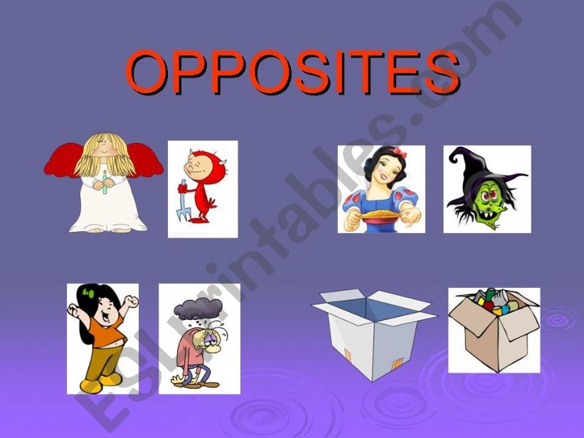 Opposites powerpoint