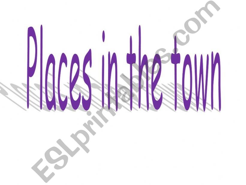 Places powerpoint