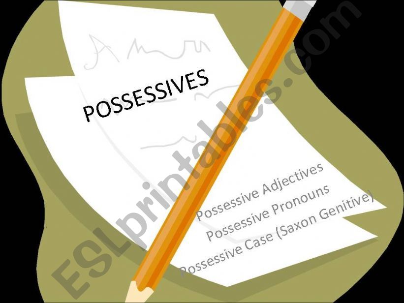 POSSESSIVES powerpoint