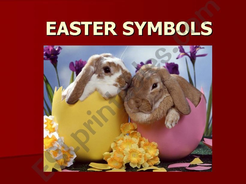 Easter Symbols powerpoint