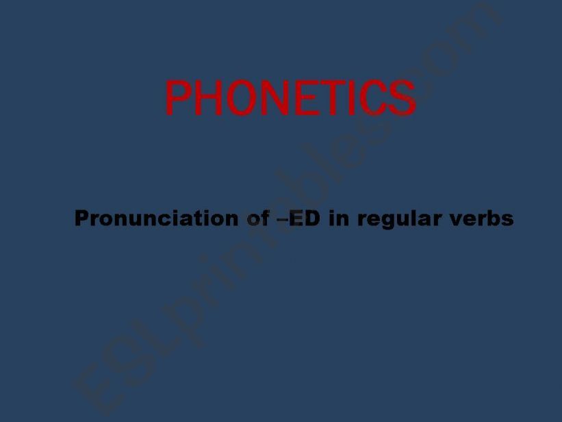 Pronunciation of the 