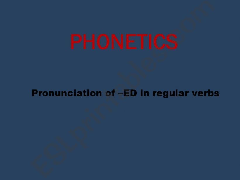Pronunciation of the 