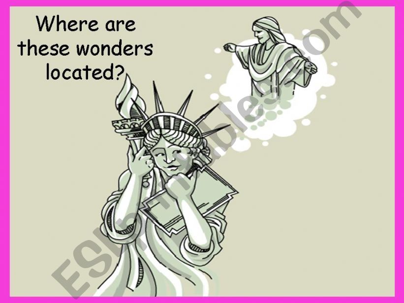 Wonders around the world powerpoint