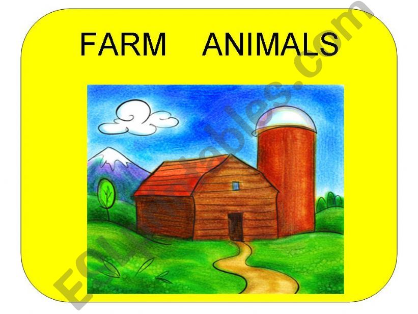 Farm Animals-1 powerpoint