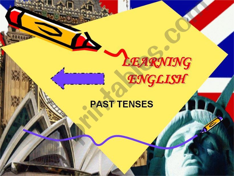 Past Tenses Grammar Guide powerpoint