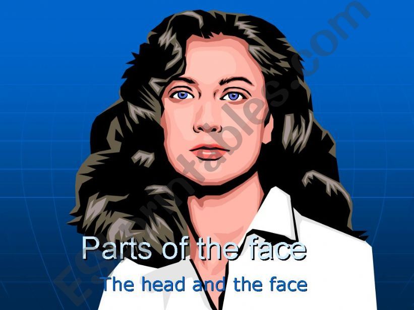 parts of face powerpoint