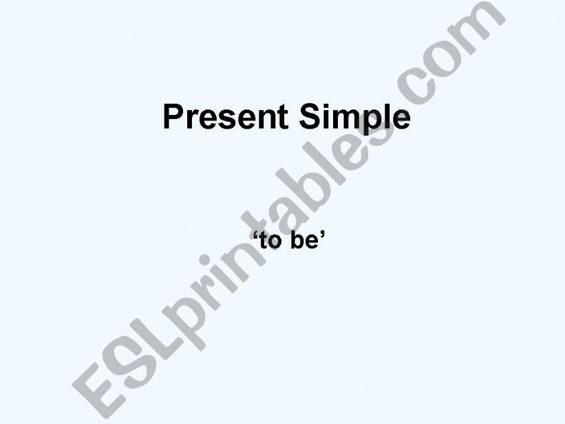 to be powerpoint