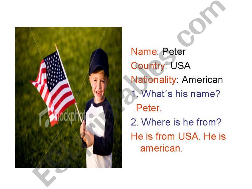 Nationalities part 1 powerpoint