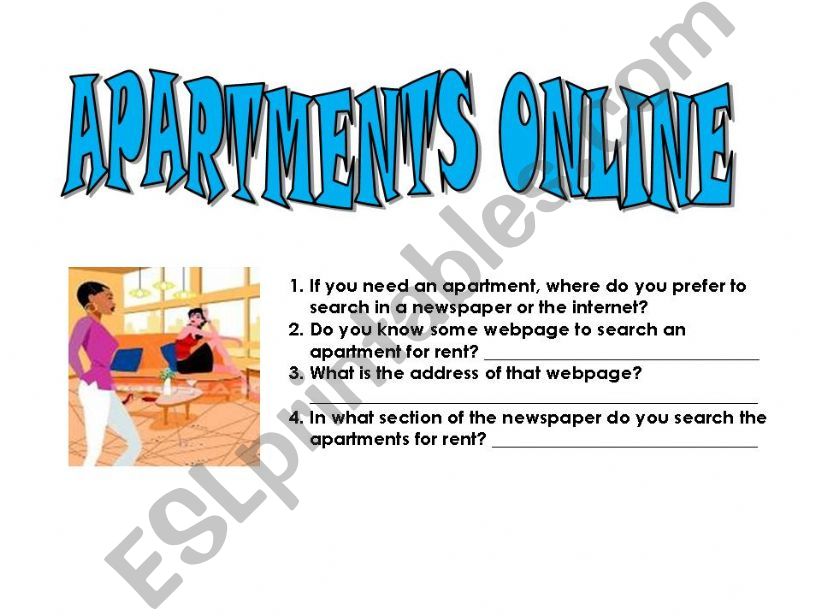 Apartments online powerpoint