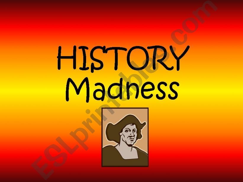 History Madness Review Game powerpoint