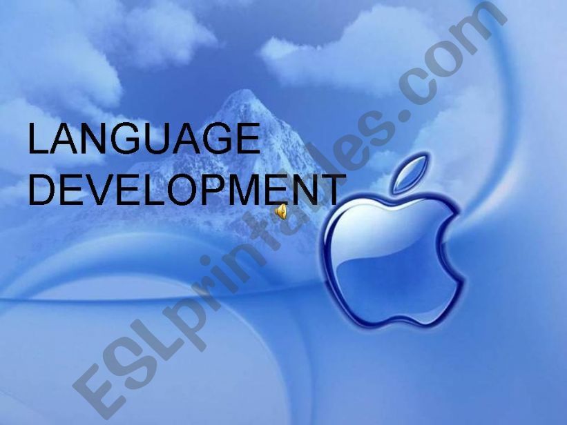 language development powerpoint