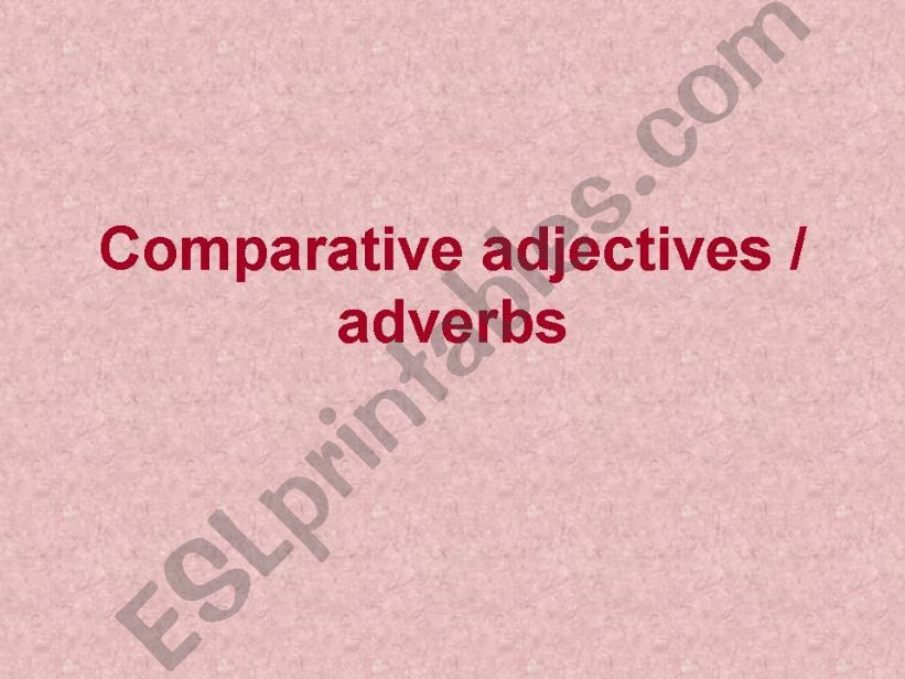 (not) as + adjective / adverb + as part III