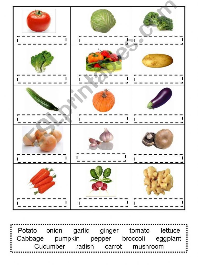 vegetables powerpoint