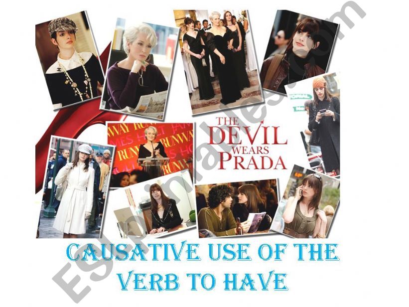 Causative use of the verb to have