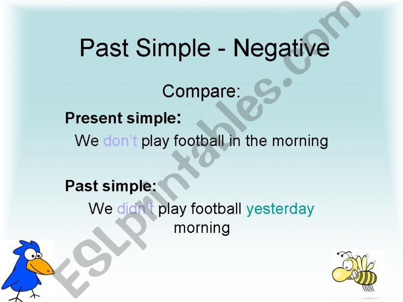 past simple powerpoint