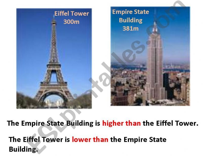 COMPARISON powerpoint